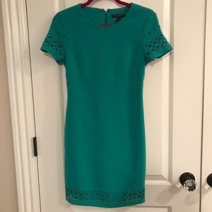 Teal Banana Republic dress
